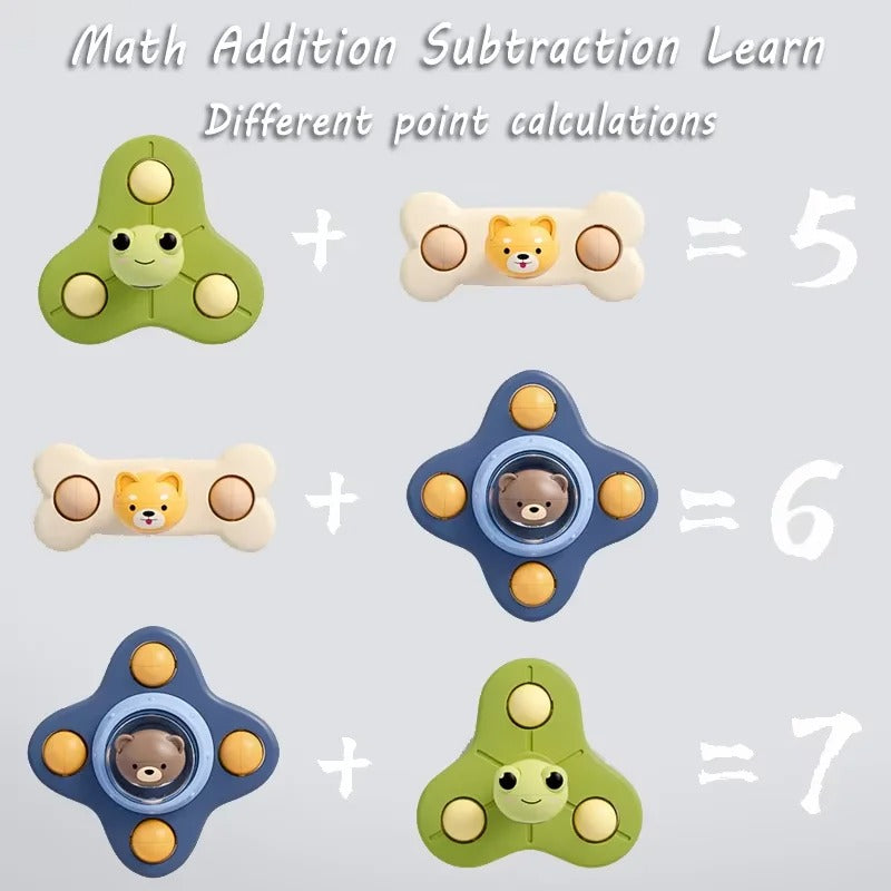 Norvo | Montessori Sugkop Spinner – Rotasjons Læremiddel leketøy
