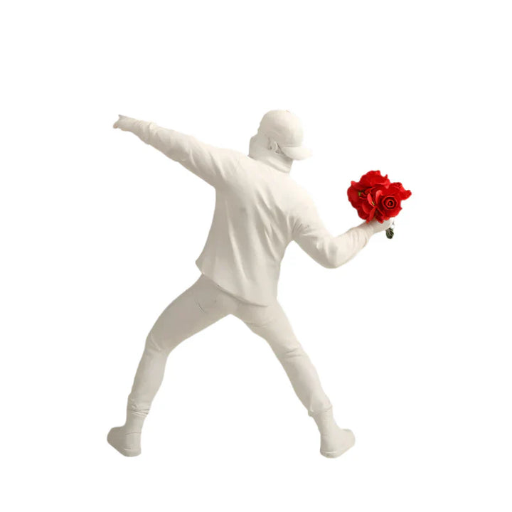 BloomThrower Moderne Flower Thrower Statue Norvo