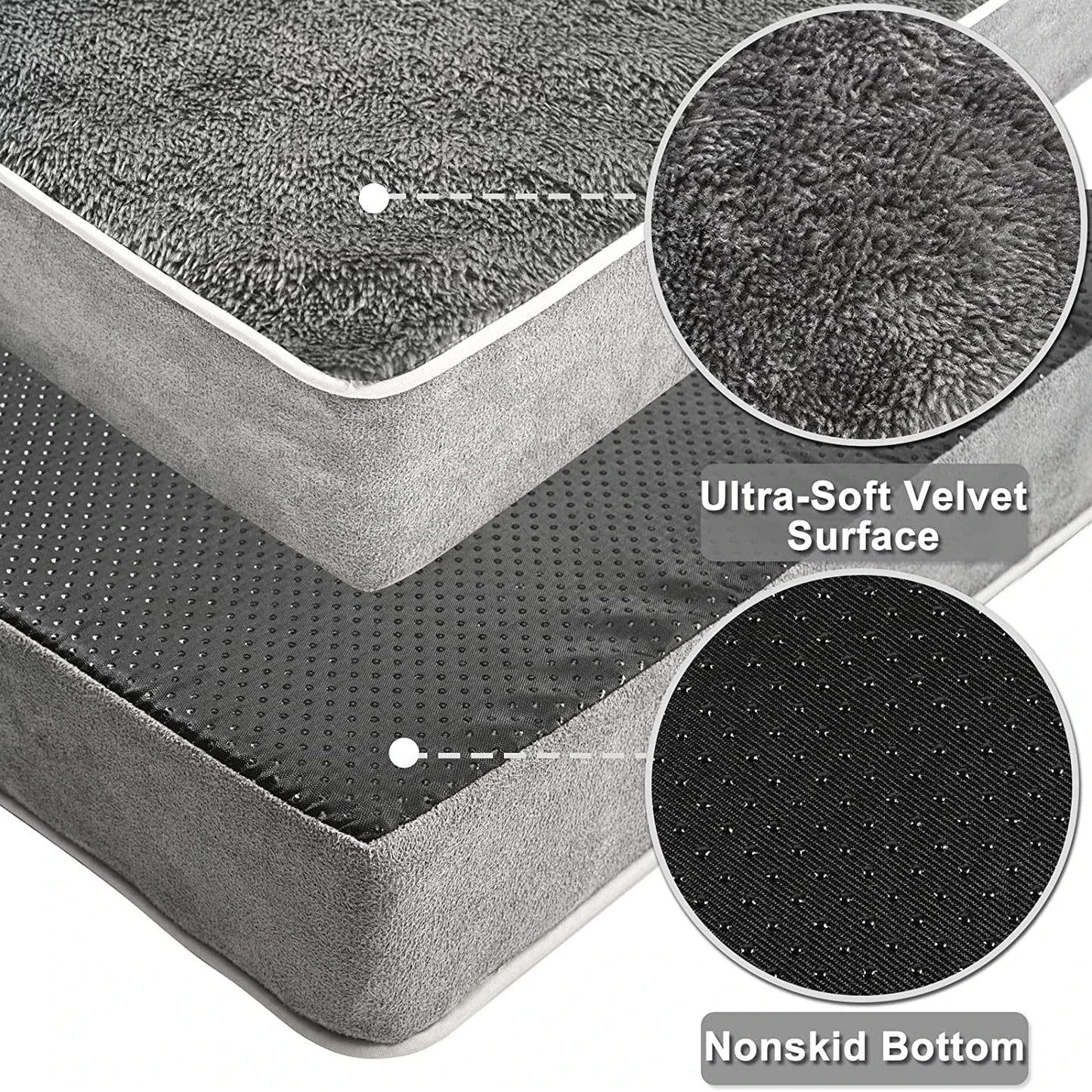 Ergonomisk Hundepute med Minne Skum – ComfortPaw Norvo