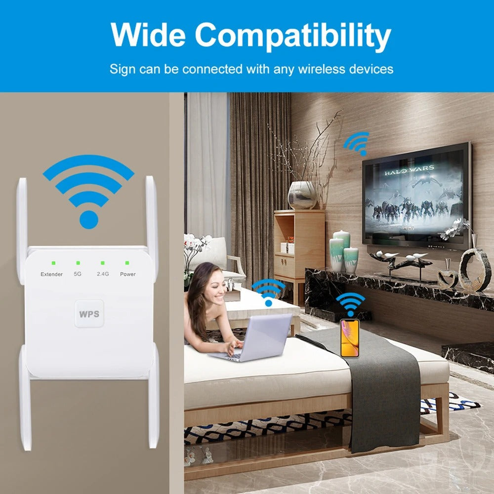 Norvo | WiFi Extender UK – Øk internett-signalet ditt hjemme med superkraftig WiFi-repeater