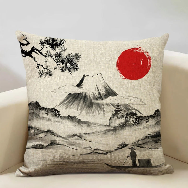 Norvo | BeauRêve Putetrekk med Mount Fuji - Japansk Stil for Ethvert Rom