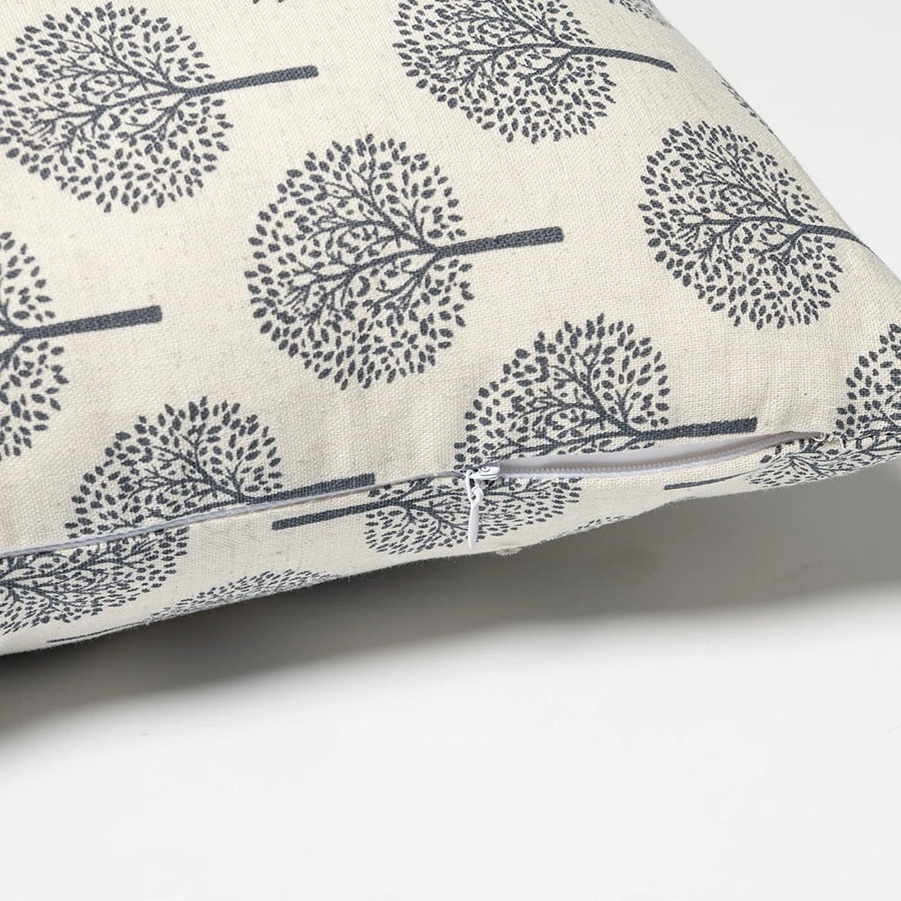 Norvo | Luxe Seraphine Putetrekk - Linne Putetrekk med Fint Tekstiltrykk