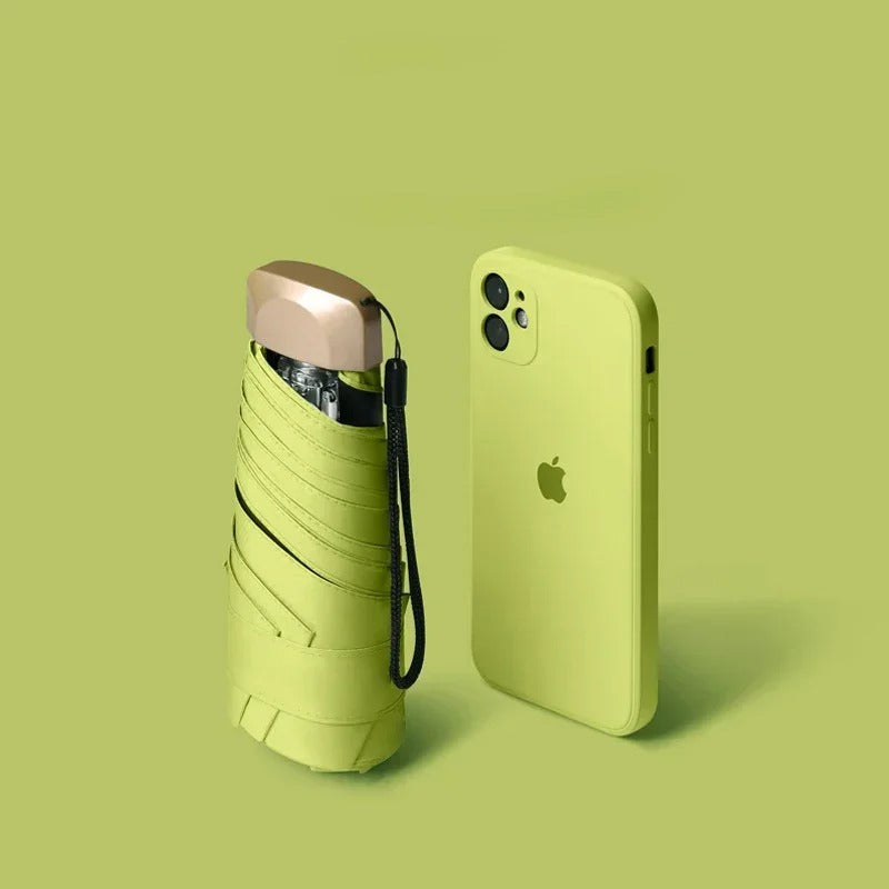 Norvo | Sammenleggbar Mini Paraply Solara – Kompakt, UV beskyttelse & Vindmotstandsdyktig