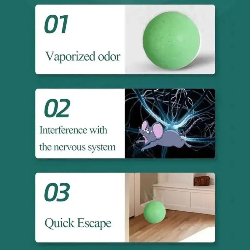 Norvo | 10Pcs/Bag Naturlig Musavvisende Olje Fluekontrollposer Mynte Musavviser for Innendørs & Utendørs For Å Bli Kvitt Mus Rattus