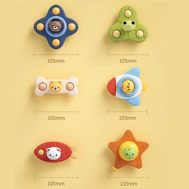 Norvo | Montessori Sugkop Spinner – Rotasjons Læremiddel leketøy