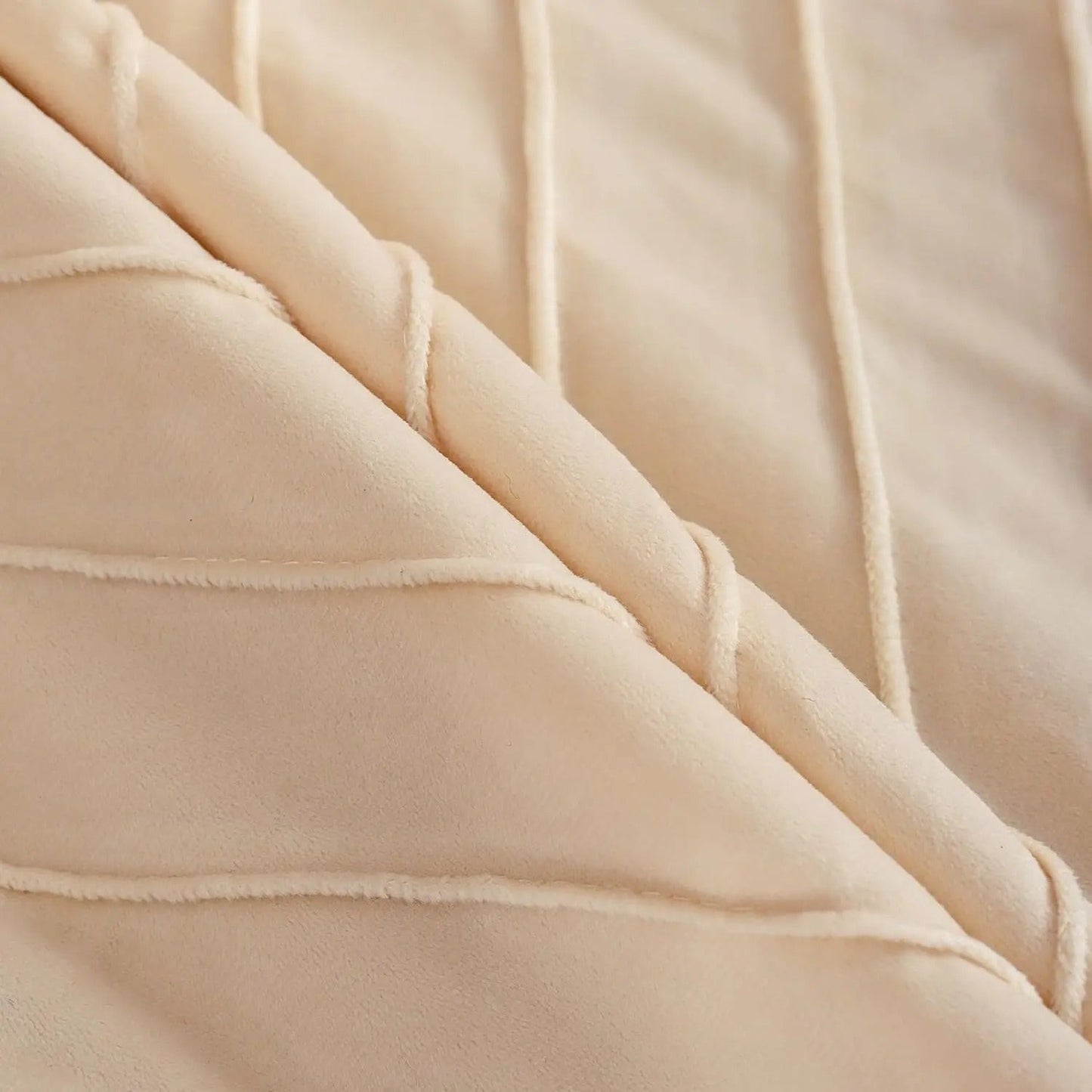 Norvo | Noir Élégance Putetrekk - Luksuriøst Velour Putetrekk med Gylne Pailletter - Forbedre Innredningen Din