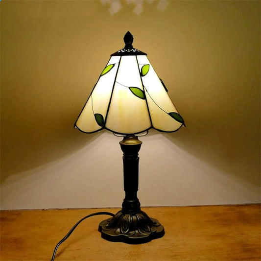 Norvo | Bordlampe LED Barokk Retro E27 - Vintage Tiffany Glass