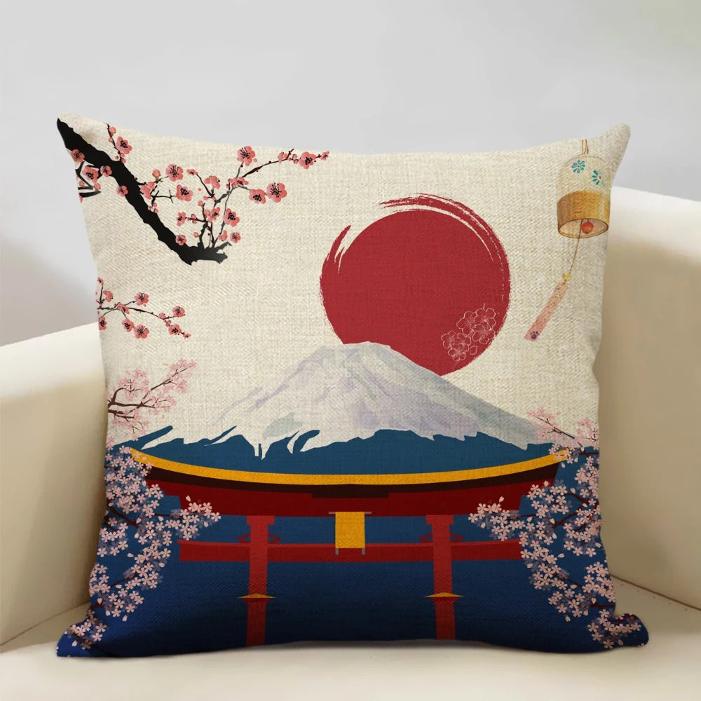 Norvo | BeauRêve Putetrekk med Mount Fuji - Japansk Stil for Ethvert Rom