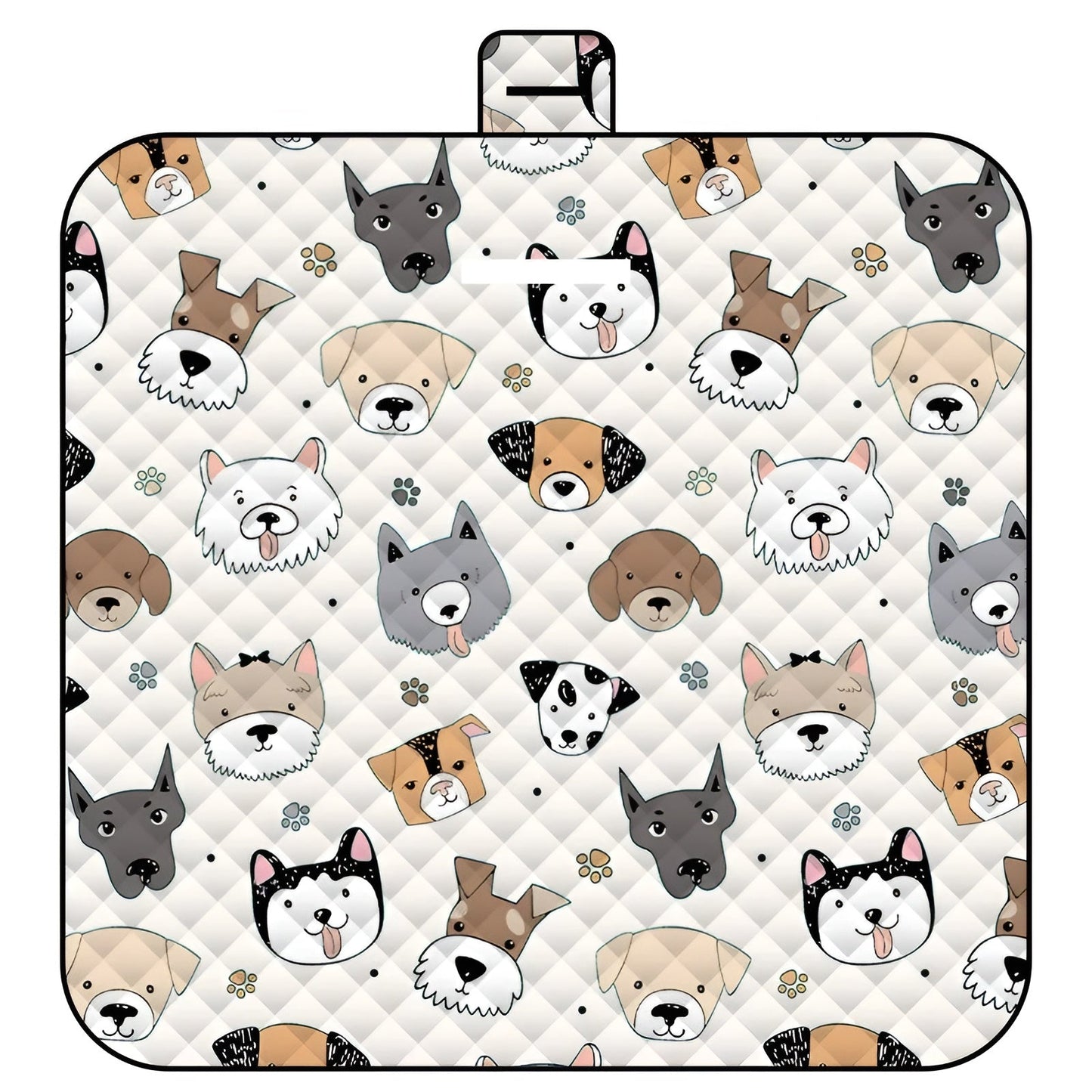 Norvo | Sammenleggbar Babyleketeppe Wanderlino | Polstret & Vanntett | For Utendørs & Hjem | Inkl. Bæreveske