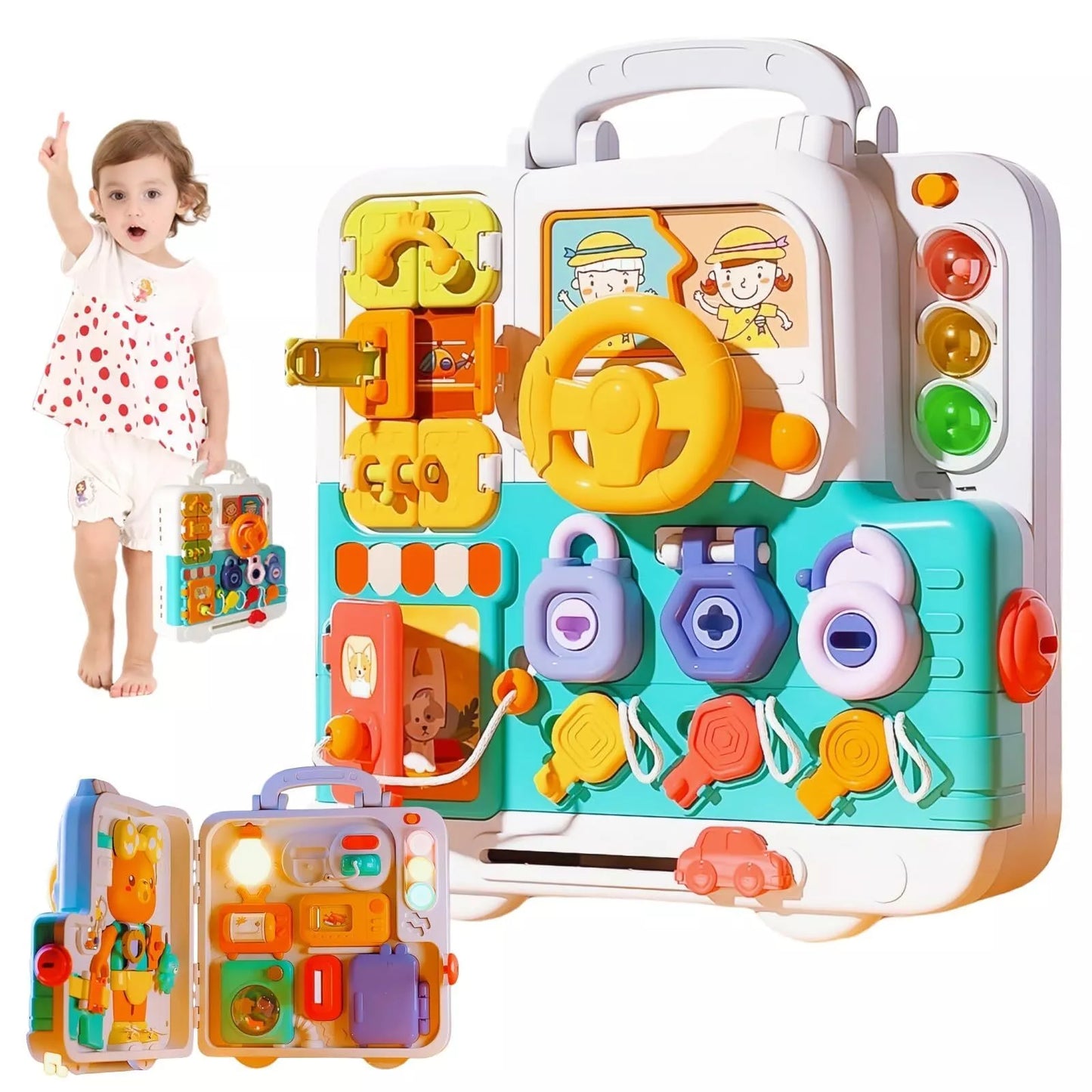 Norvo | CurioBoard – Interaktivt Utdannings Travel Board | for Barn Alder 3+