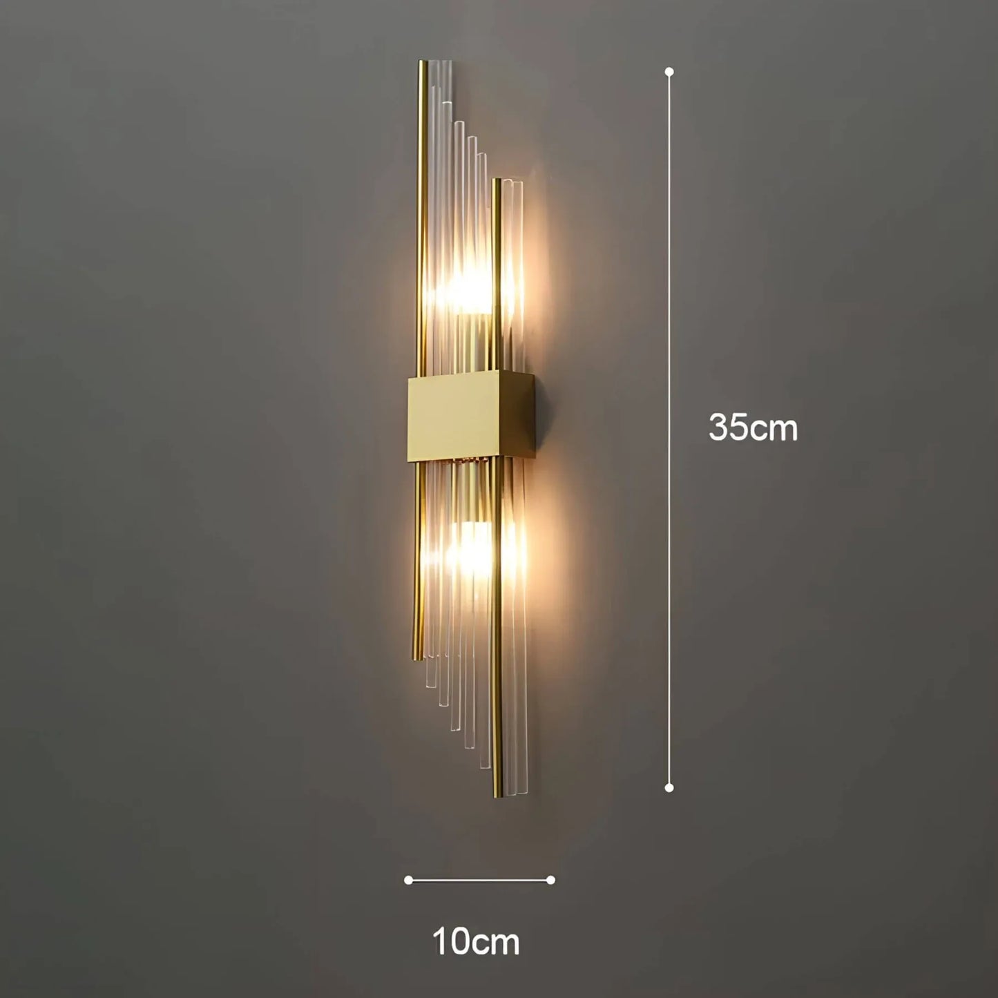 Norvo | Vegglampe med krystaldekor