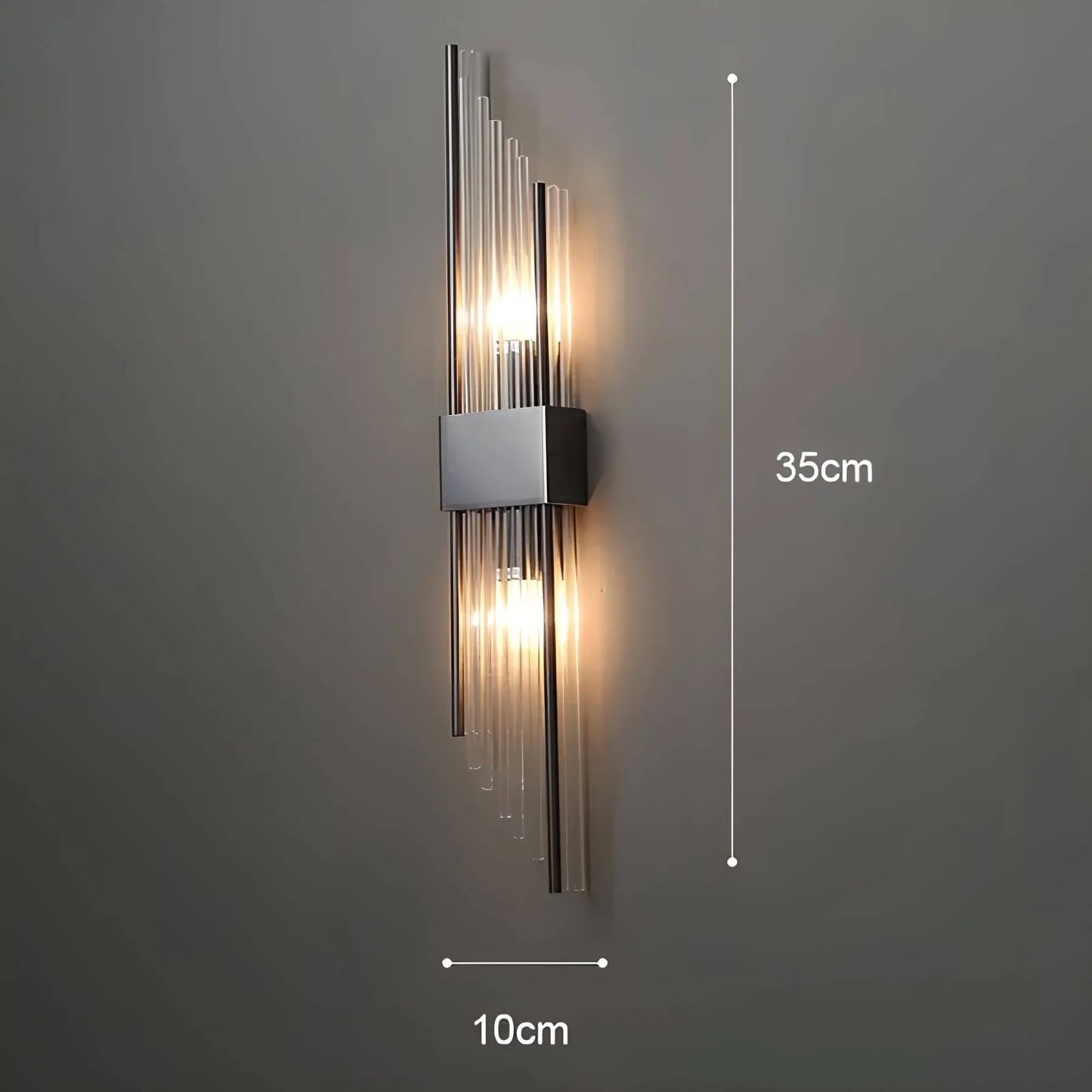 Norvo | Vegglampe med krystaldekor