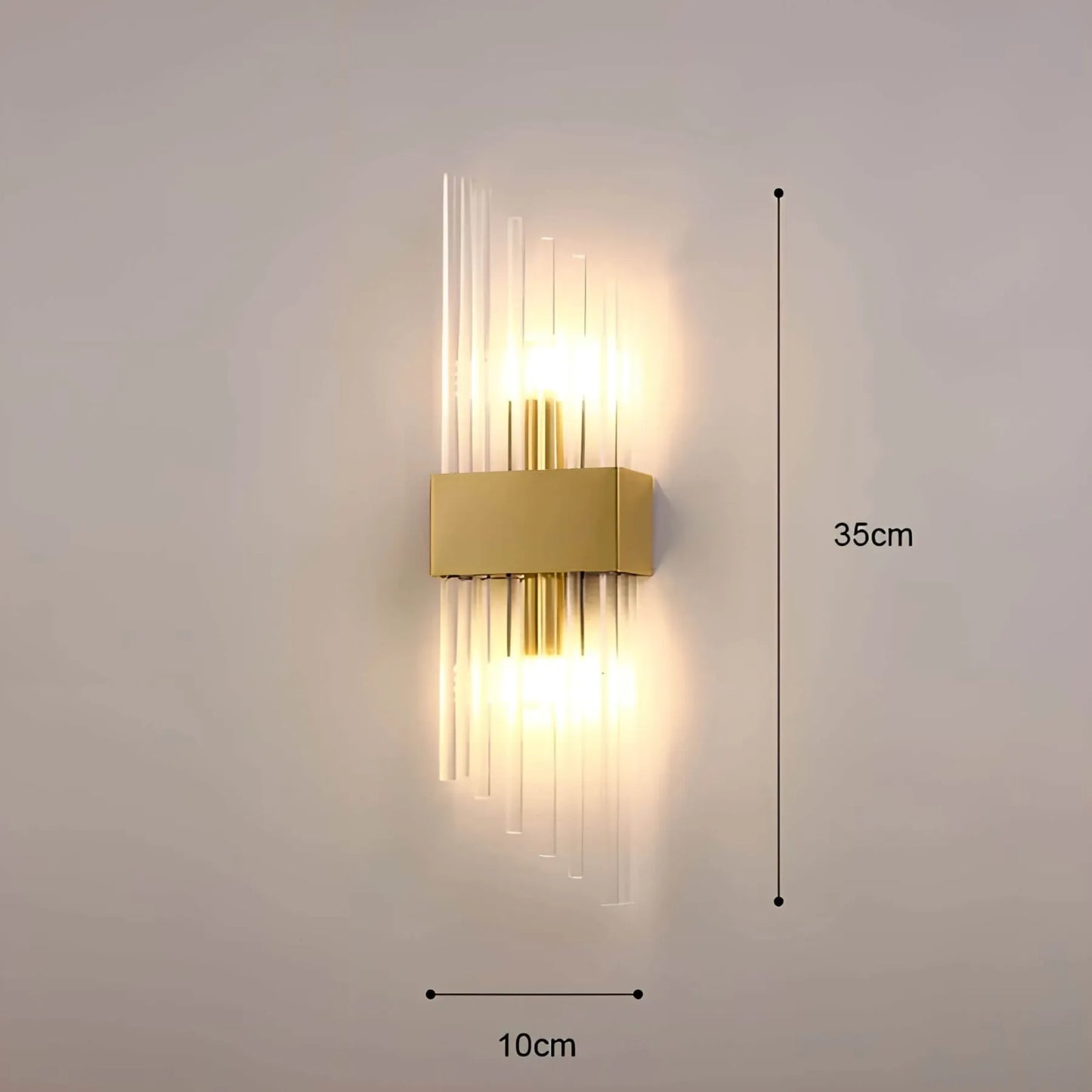 Norvo | Vegglampe med krystaldekor