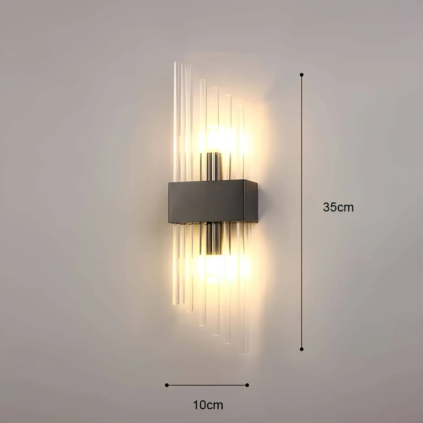 Norvo | Vegglampe med krystaldekor