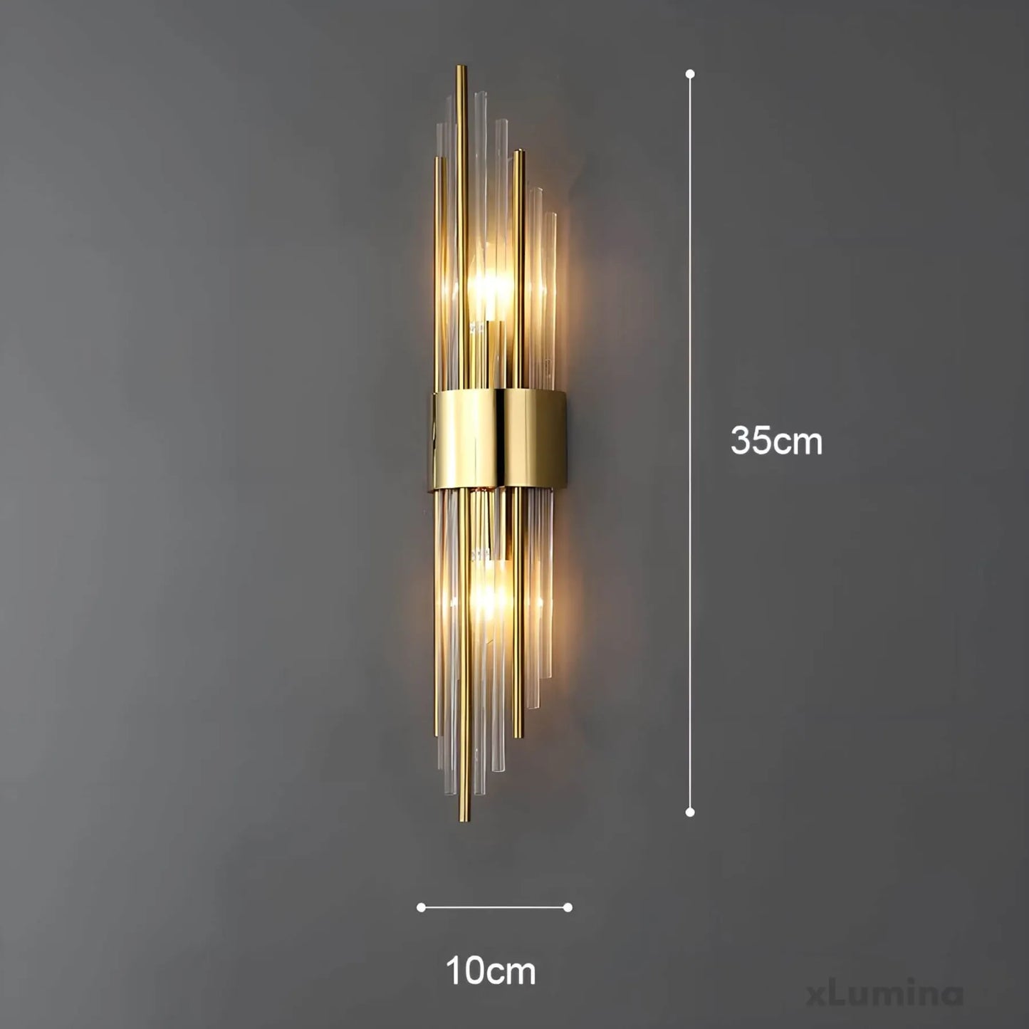 Norvo | Vegglampe med krystaldekor