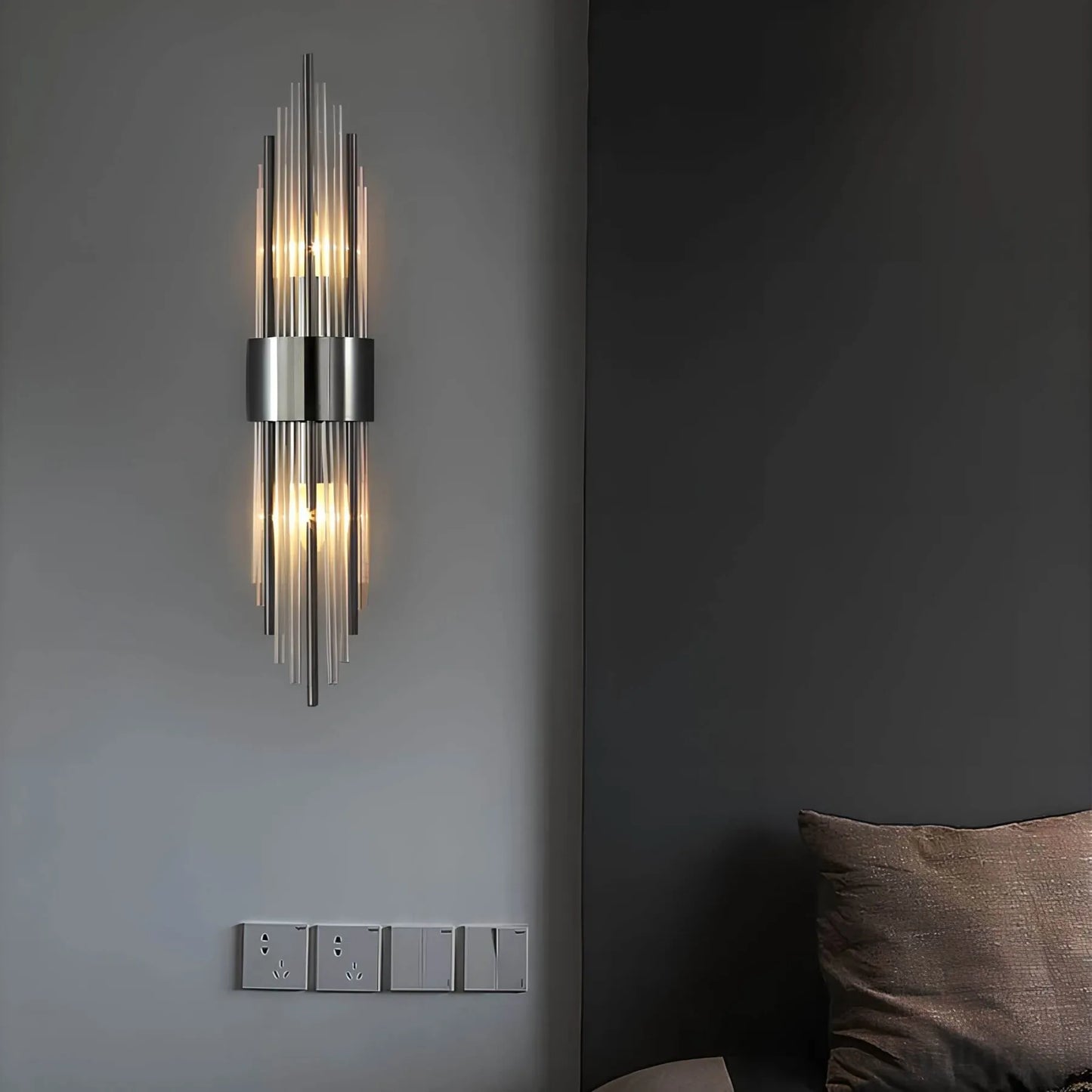Norvo | Vegglampe med krystaldekor