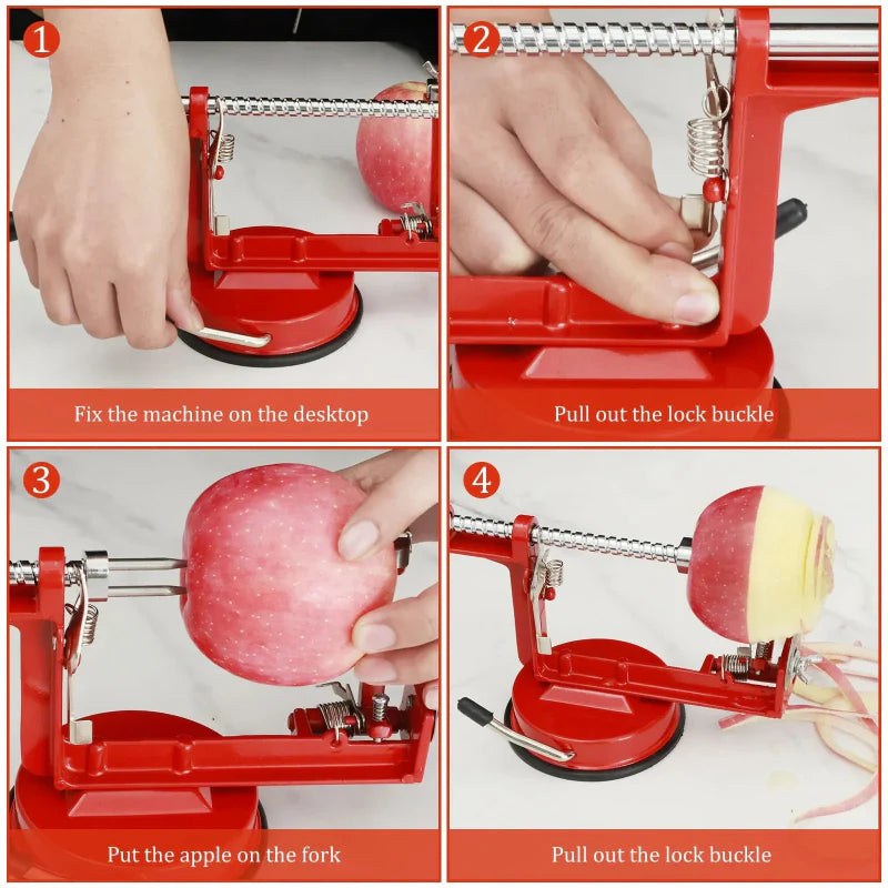 Manuell Apple Peeler Multifunksjonell Rustfritt Stål Frukt Skrelleverktøy | Norvo
