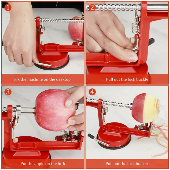Manuell Apple Peeler Multifunksjonell Rustfritt Stål Frukt Skrelleverktøy | Norvo