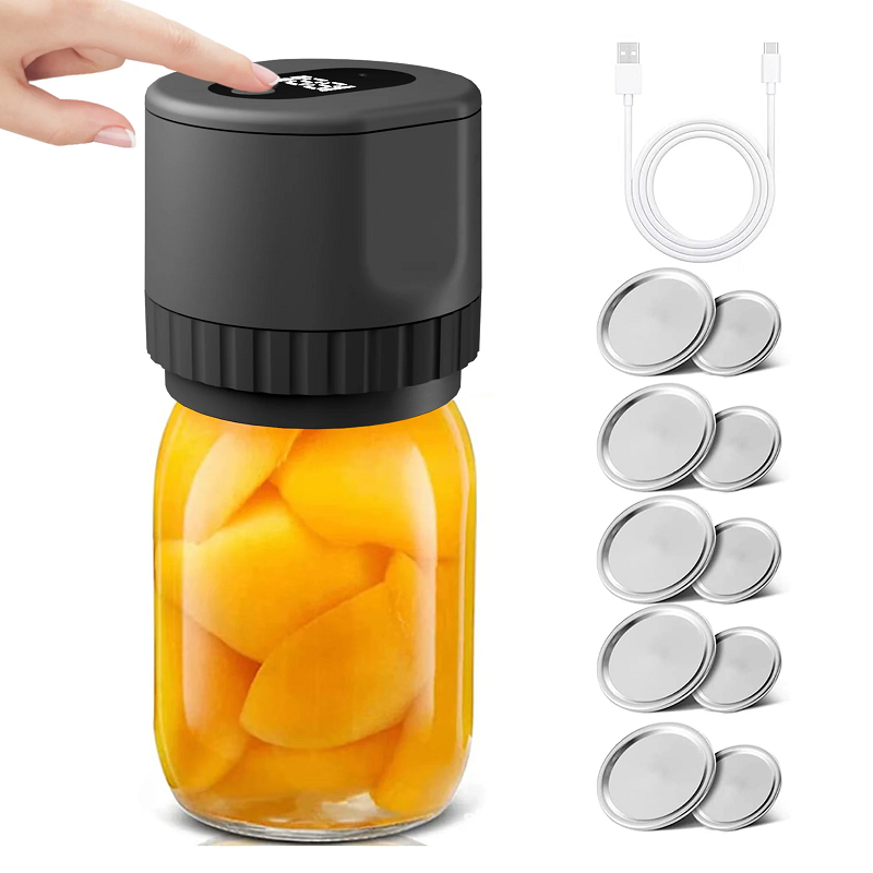 Norvo | Electric Mason Jar Vacuum Sealer med LED-display