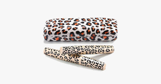 Norvo | 3D Transplant gel & mascara i leopardmønstret flaske - Laget av naturlige fibre - Vanntett & enkel å bruke