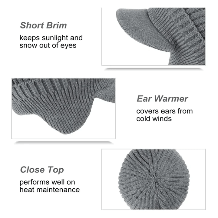 SmartKnit Beanie – Isolerte Ørevarmere Norvo