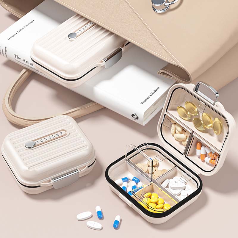 Norvo | MediVault – Kompakt Pilleeske med Tredobbel Tettbeskyttelse