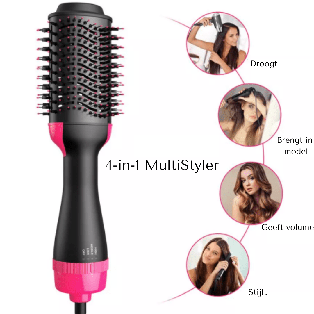 Norvo | MELLA PROSTYLE – 4-i-1 Hårføner og Styler for Uanstrengt Frisyrer