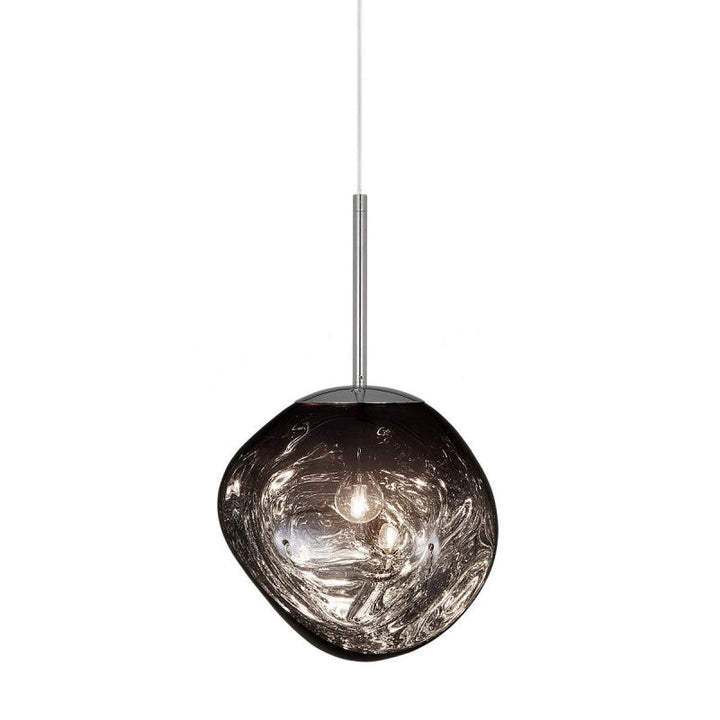 Norvo | Kunstnerisk Hengelampe av Smeltet Glass Moderne og Elegant Belysning for Innendørs
