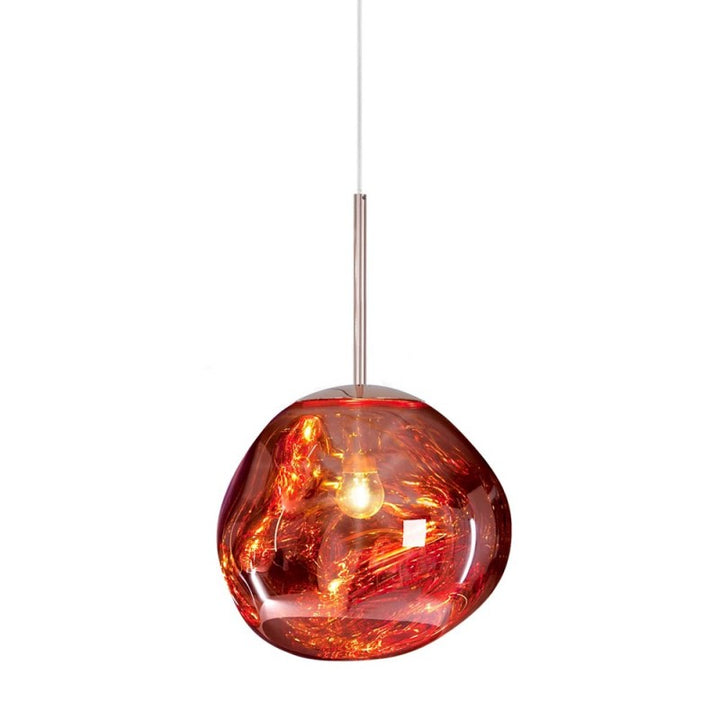 Norvo | Kunstnerisk Hengelampe av Smeltet Glass Moderne og Elegant Belysning for Innendørs