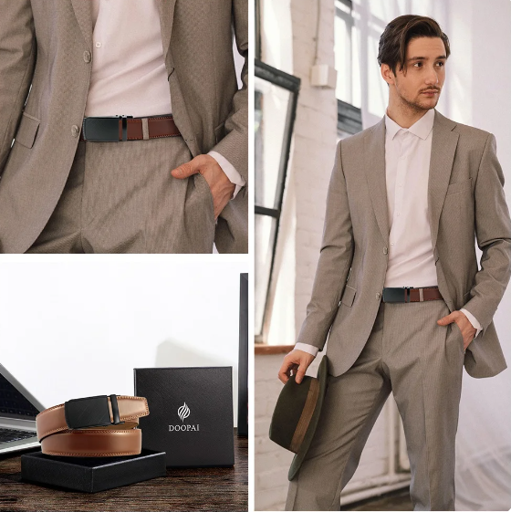 Norvo | Herrebelt med Automatisk Spenne - Eleganzio