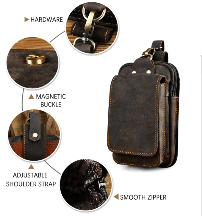 Norvo | Herres høy-kvalitets lær livveske - Guardian Leather