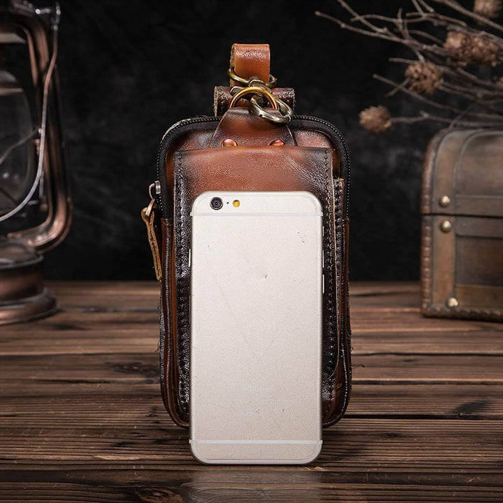 Norvo | Elegant lærbelte-pouch for menn
