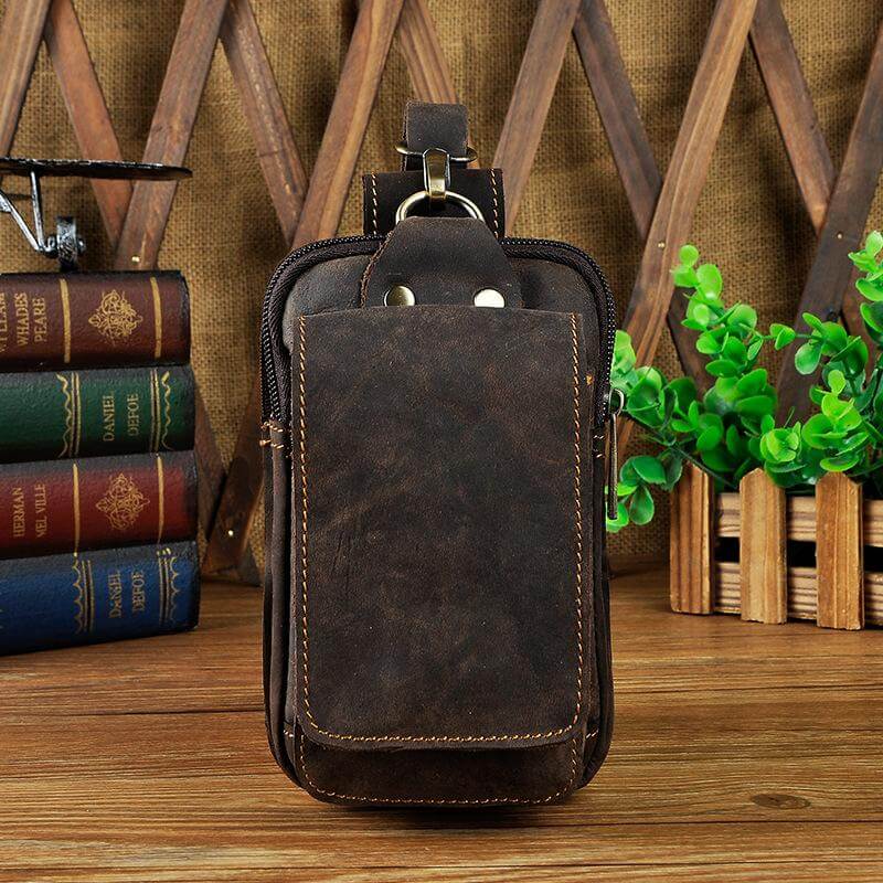 Norvo | Elegant lærbelte-pouch for menn