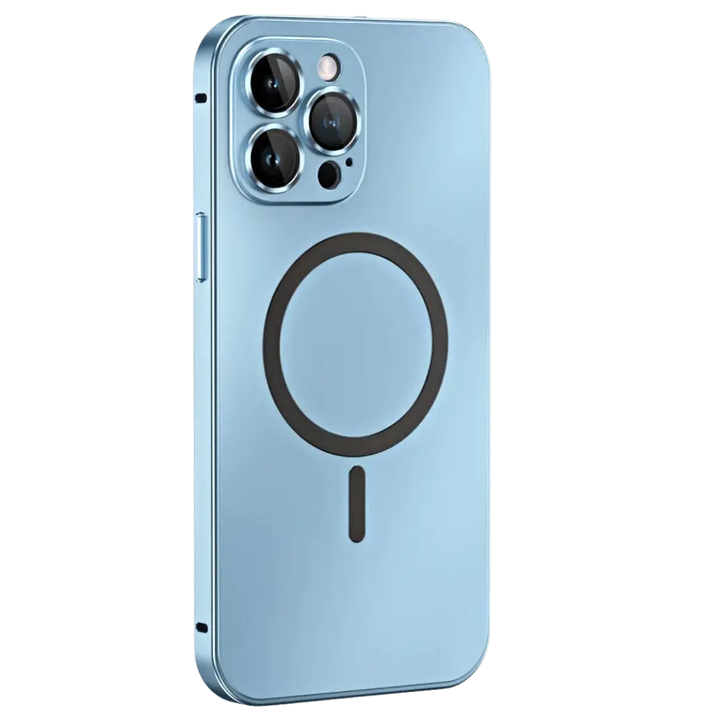 Norvo | Magnetisk Metall Etui | Slank Beskyttelse for iPhone