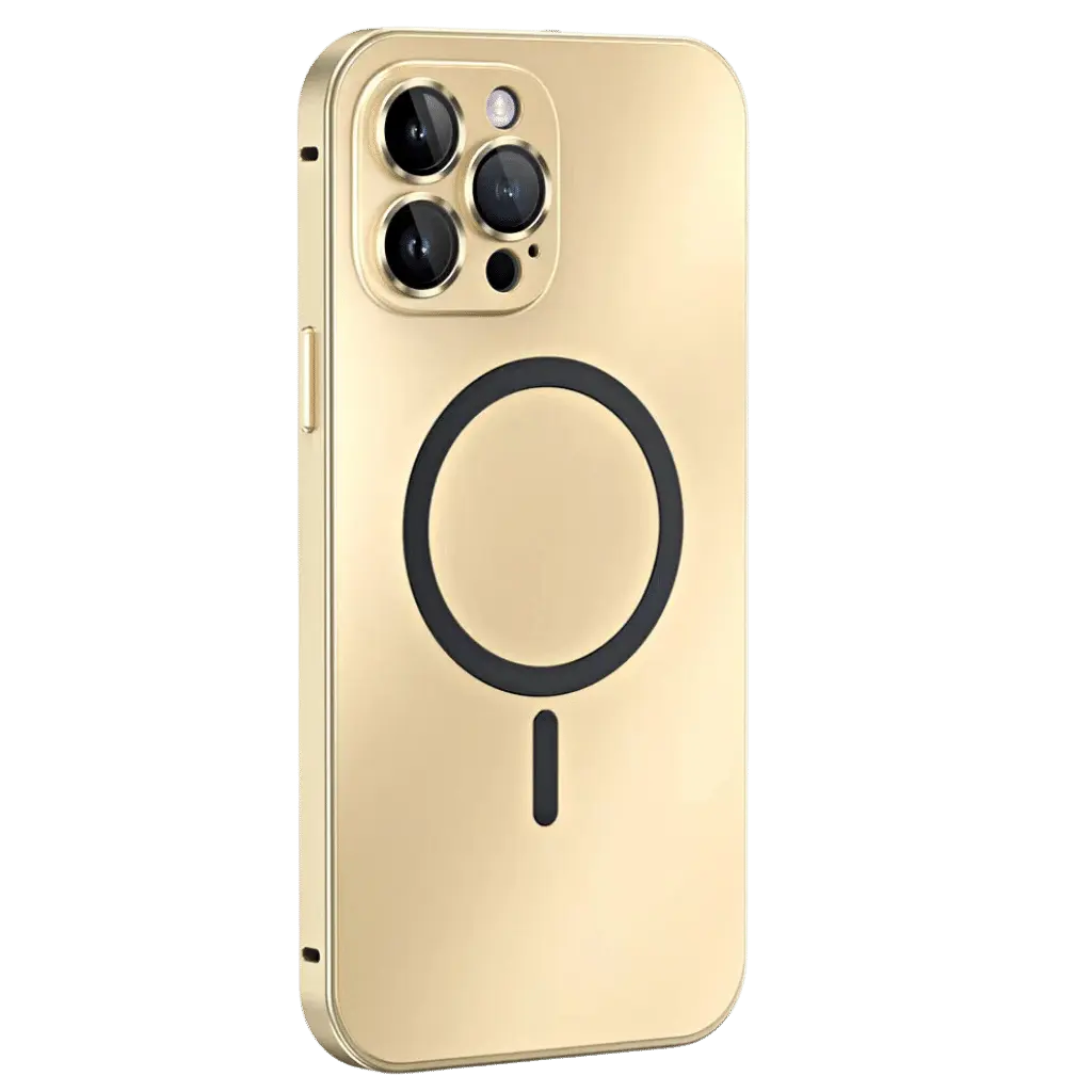 Norvo | Magnetisk Metall Etui | Slank Beskyttelse for iPhone