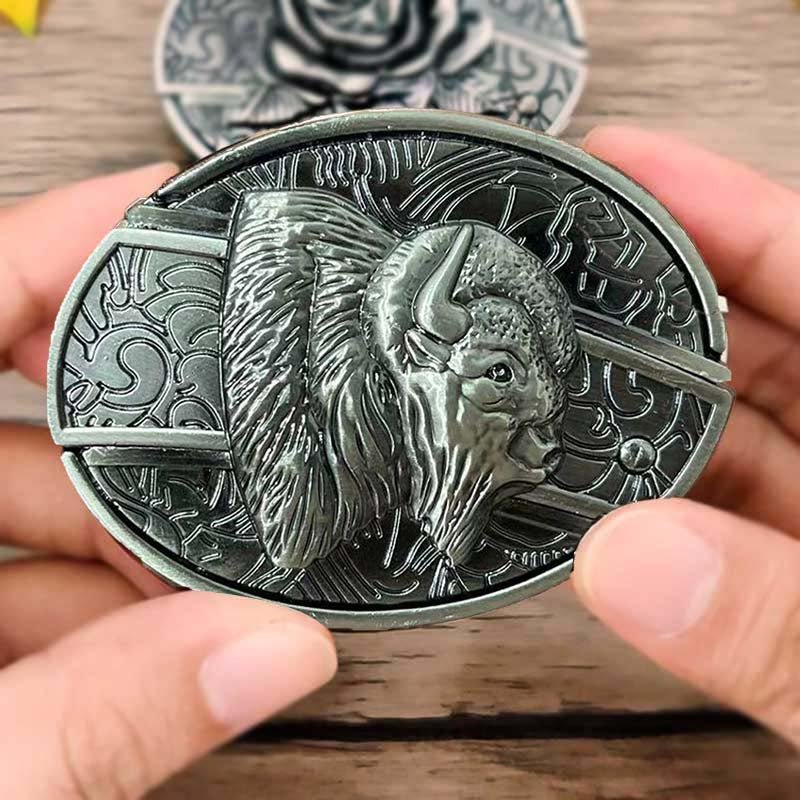 Norvo | Metall Oval Cowboys Beltespenne