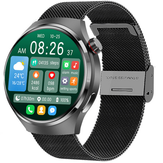 Norvo |  Smartklokke: Ideell for Sport, Forretning & Livsstil Ekg, Amoled Hd, Bluetooth, Hjertefrekvens Begrenset Utgave