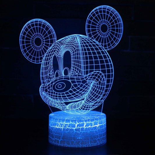 Norvo | 3D Lampe hode av Mickey