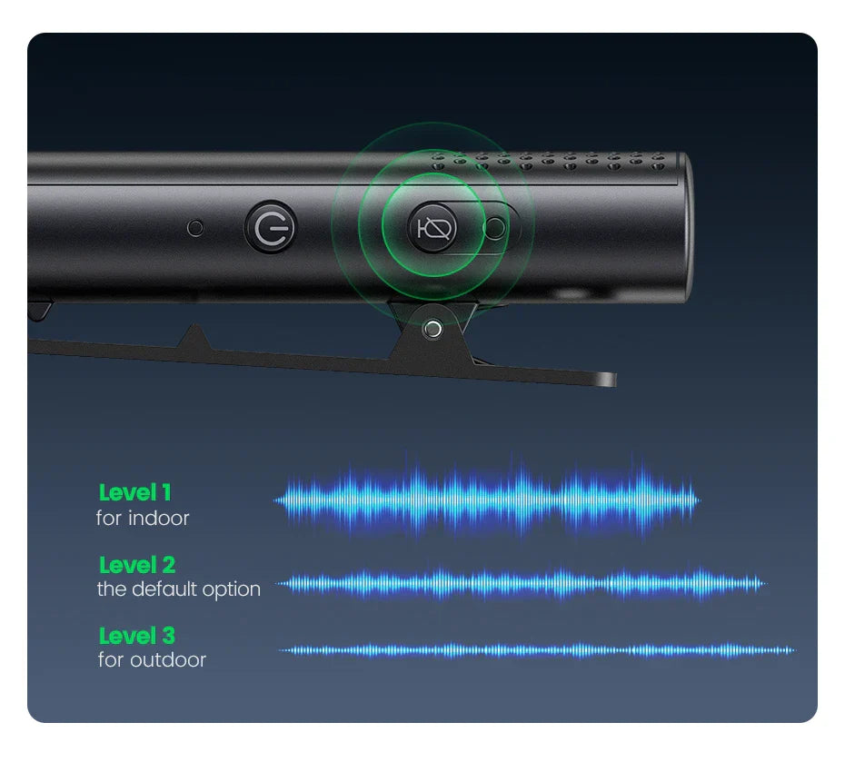 UGREEN Trådløs Bluetooth Mikrofon - Støyreduksjon Bluetooth Mikrofon for Kamera og Videoinnspilling