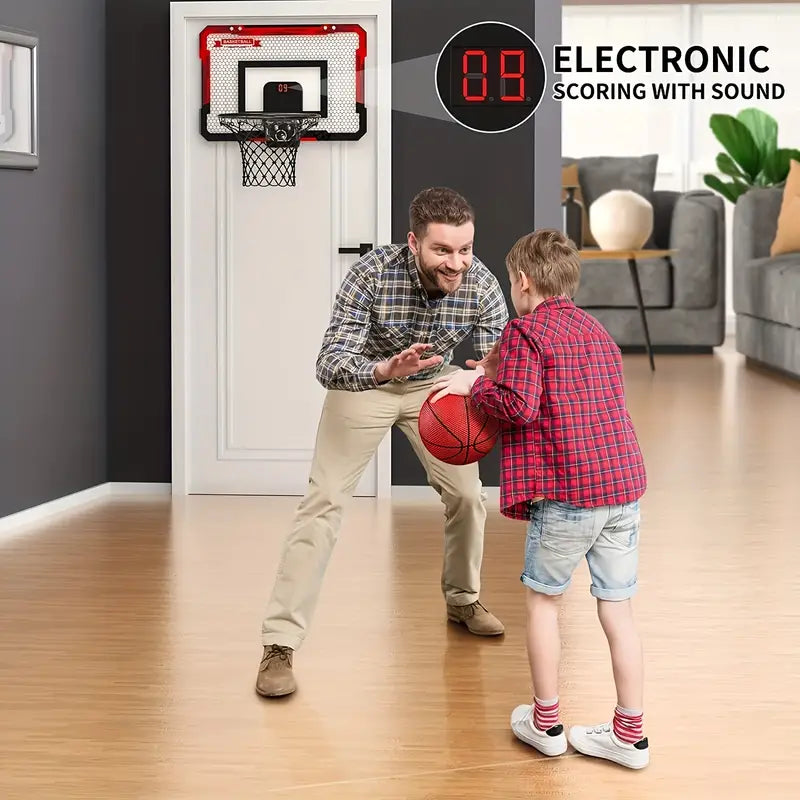 Norvo | Mini Basketball Ramme med Elektronisk Poengtavle - BouncePro