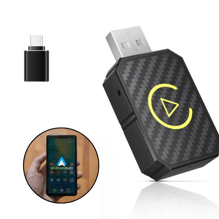 Norvo | Mini trådløs CarPlay-adapter | Rask, stabil strømming for 800+ biler og alle iPhones (iOS 10+)