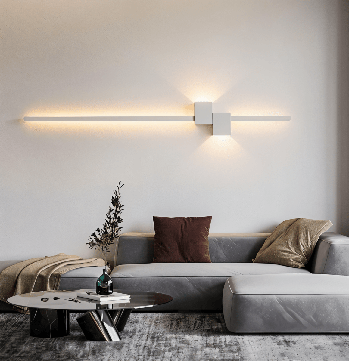 Norvo | Minimalist LED Vegglampe – The Line – Moderne & Elegant Belysning