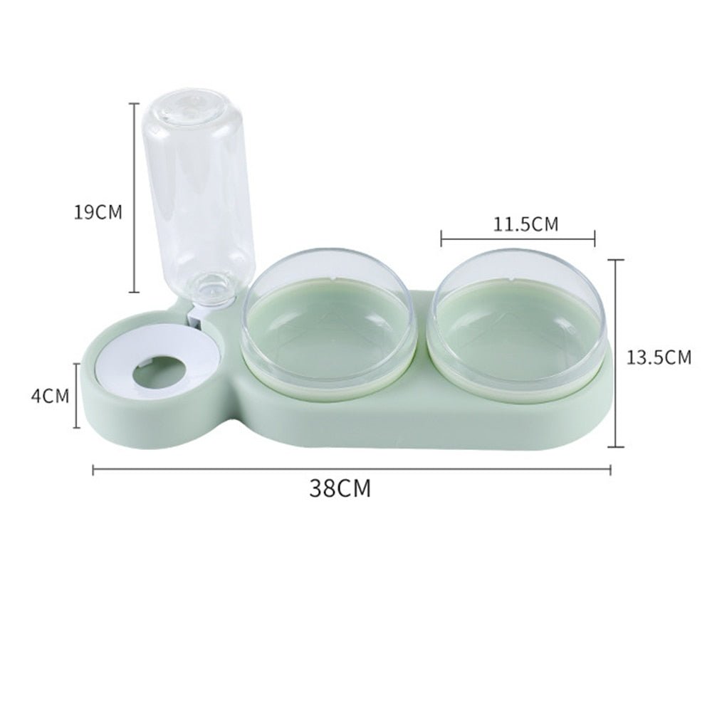 Norvo | Minimalist Twin-Bowl Kattematfordeler