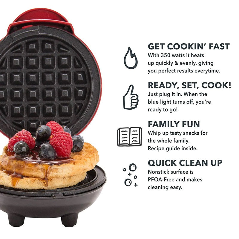 Norvo | Electric Nonstick Mini Waffle Maker