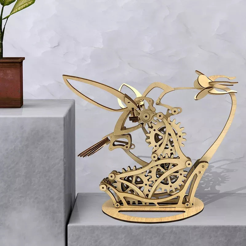 Norvo | 3D Tre Mekanisk Kolibri og Tre Mekanisk Skilpadde