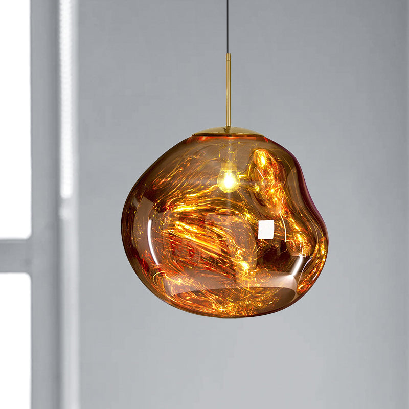 Norvo | Moderne Glass Ceiling Light - LunaLux