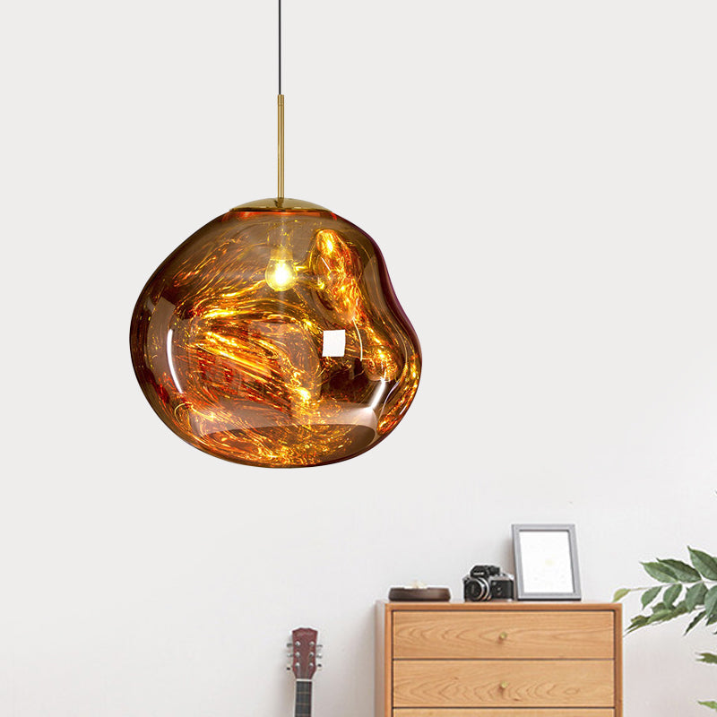 Norvo | Moderne Glass Ceiling Light - LunaLux