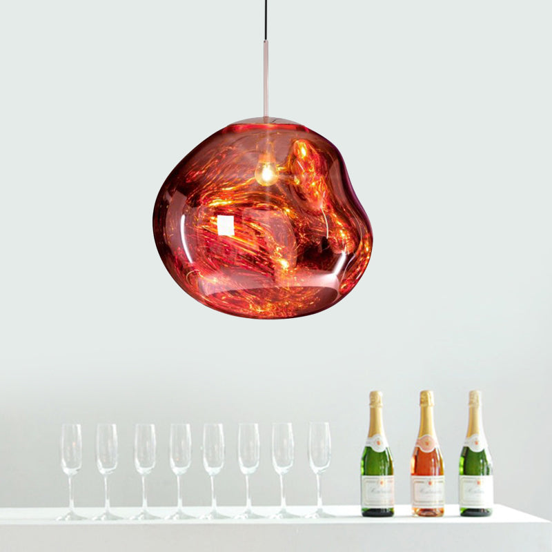 Norvo | Moderne Glass Ceiling Light - LunaLux