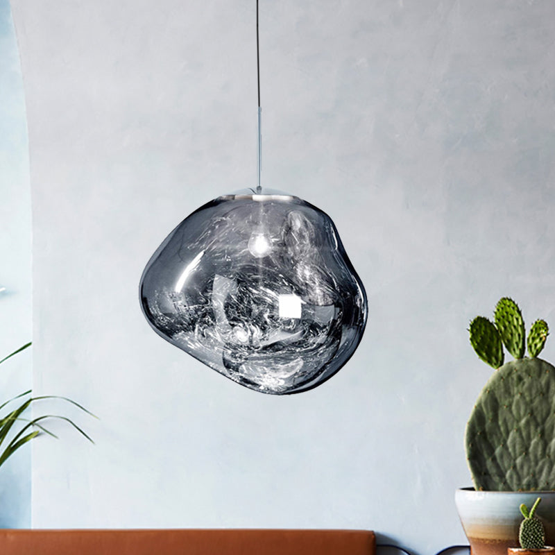 Norvo | Moderne Glass Ceiling Light - LunaLux