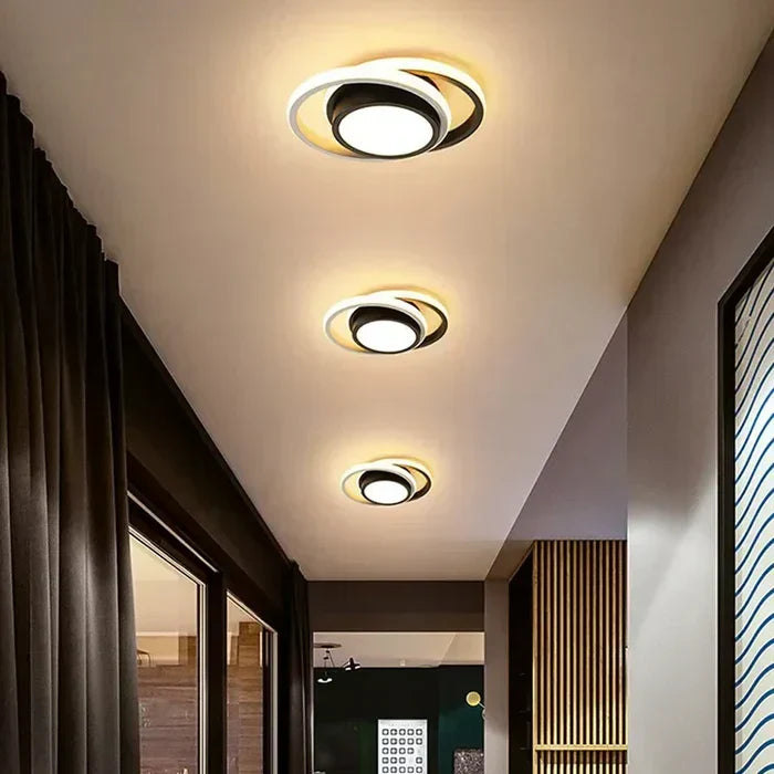 Frendorf | Moderne LED Taklampe med Dobbel Ringdesign - Twilight Rings